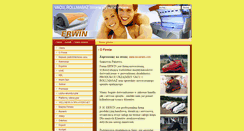 Desktop Screenshot of erwin.pl